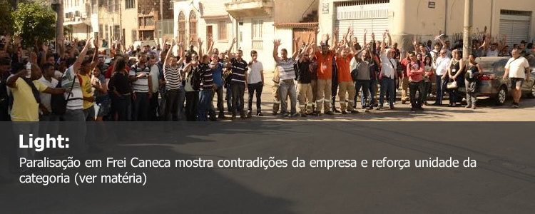 Setor Frei Caneca cruza os bra�os por um ACT e PLR dignos